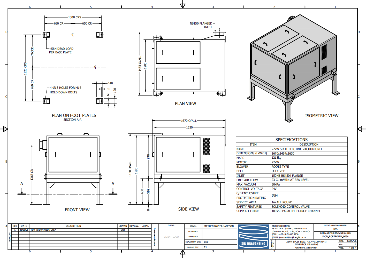 Split Vacuum Unit